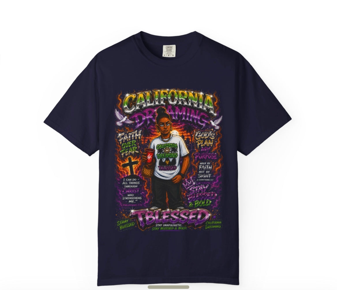 California Dreaming Graphic T-Shirt Vintage West Coast Streetwear