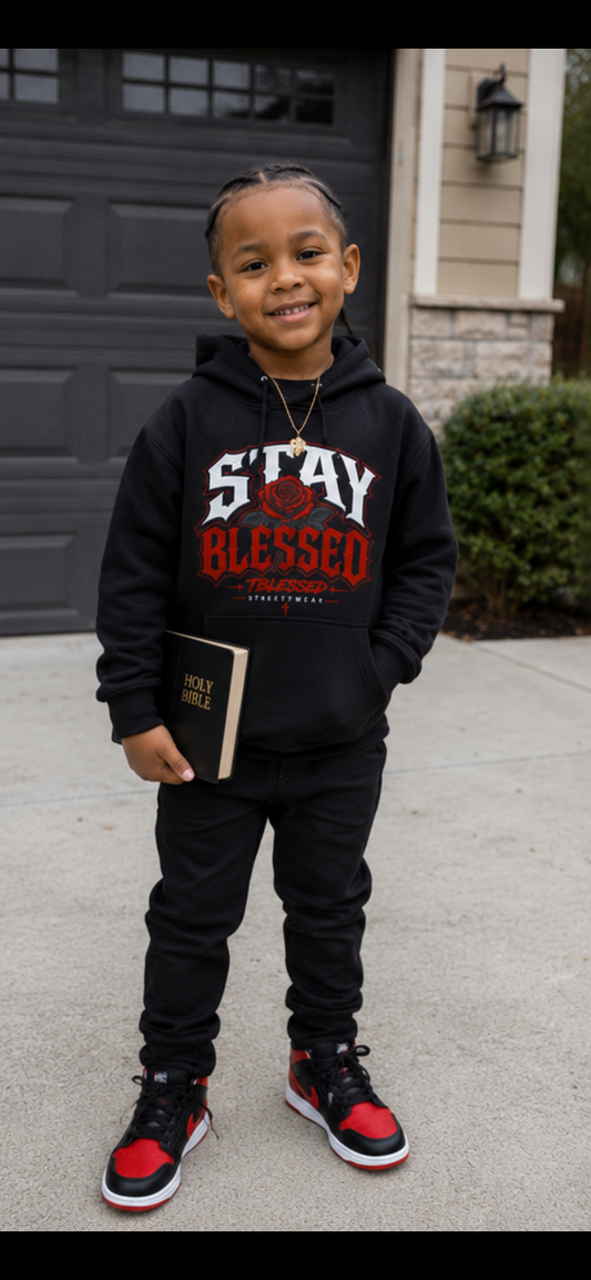 Stay Blessed Unisex Kid’s Hoodie