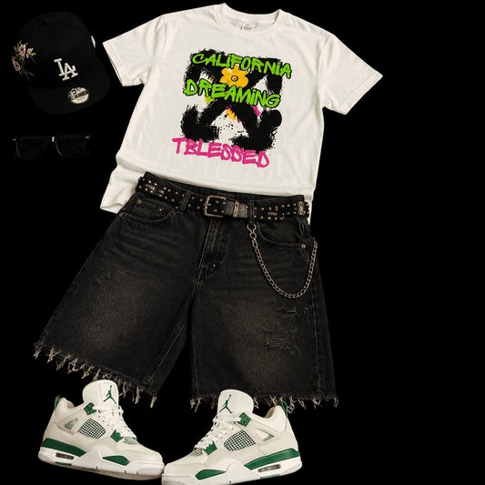 Cali Dreaming Spray Unisex Paint Tee