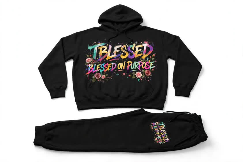 "Blessed On Purpose" SweatSuit Set
