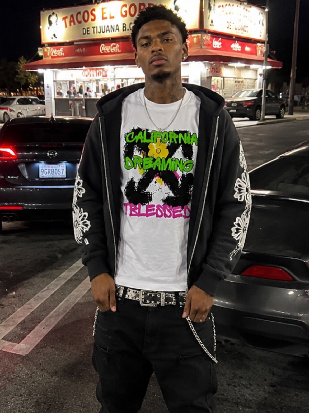 Cali Dreaming Spray Unisex Paint Tee