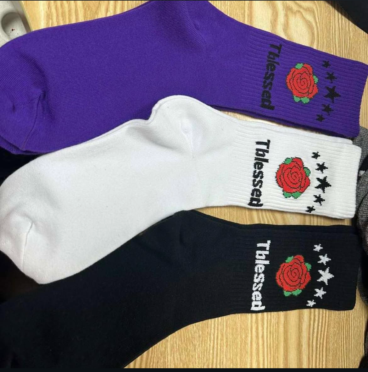 Big Rose Unisex Socks