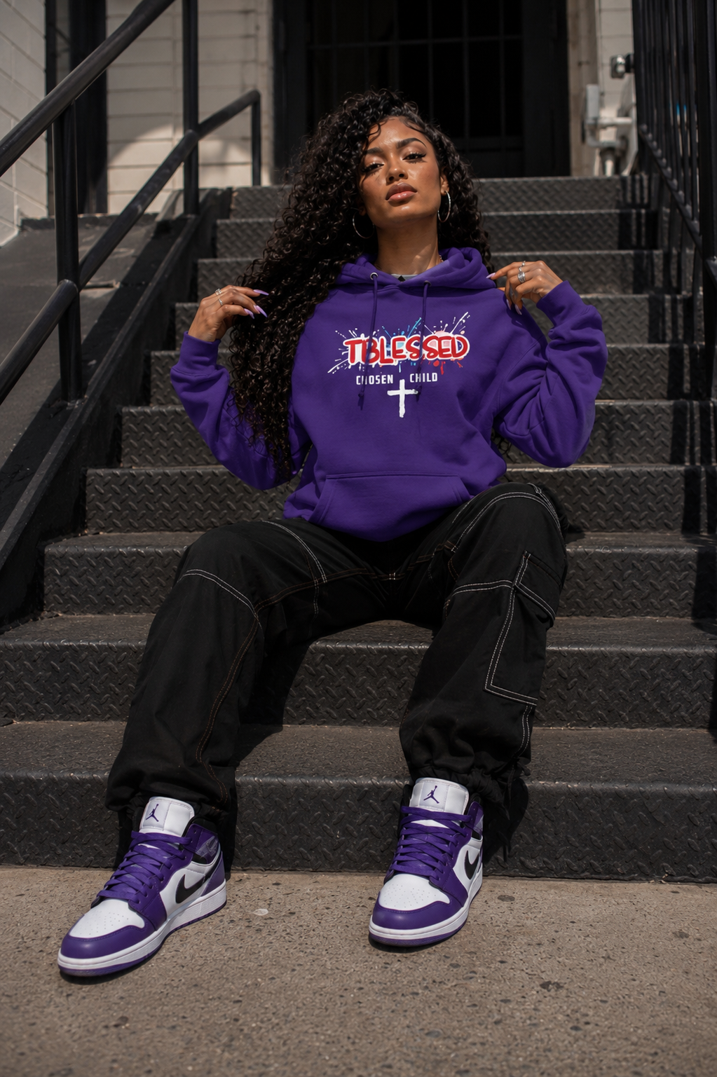 Chosen Child Unisex Purple Hoodie