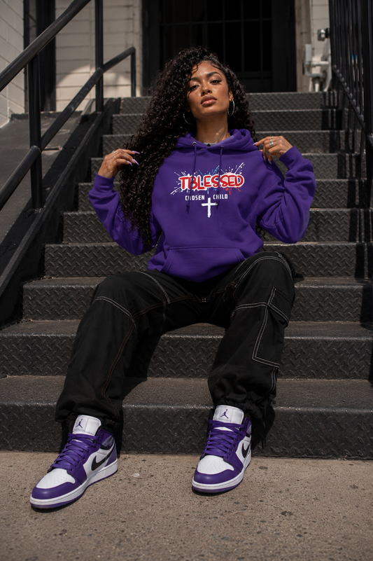 Chosen Child Unisex Purple Hoodie