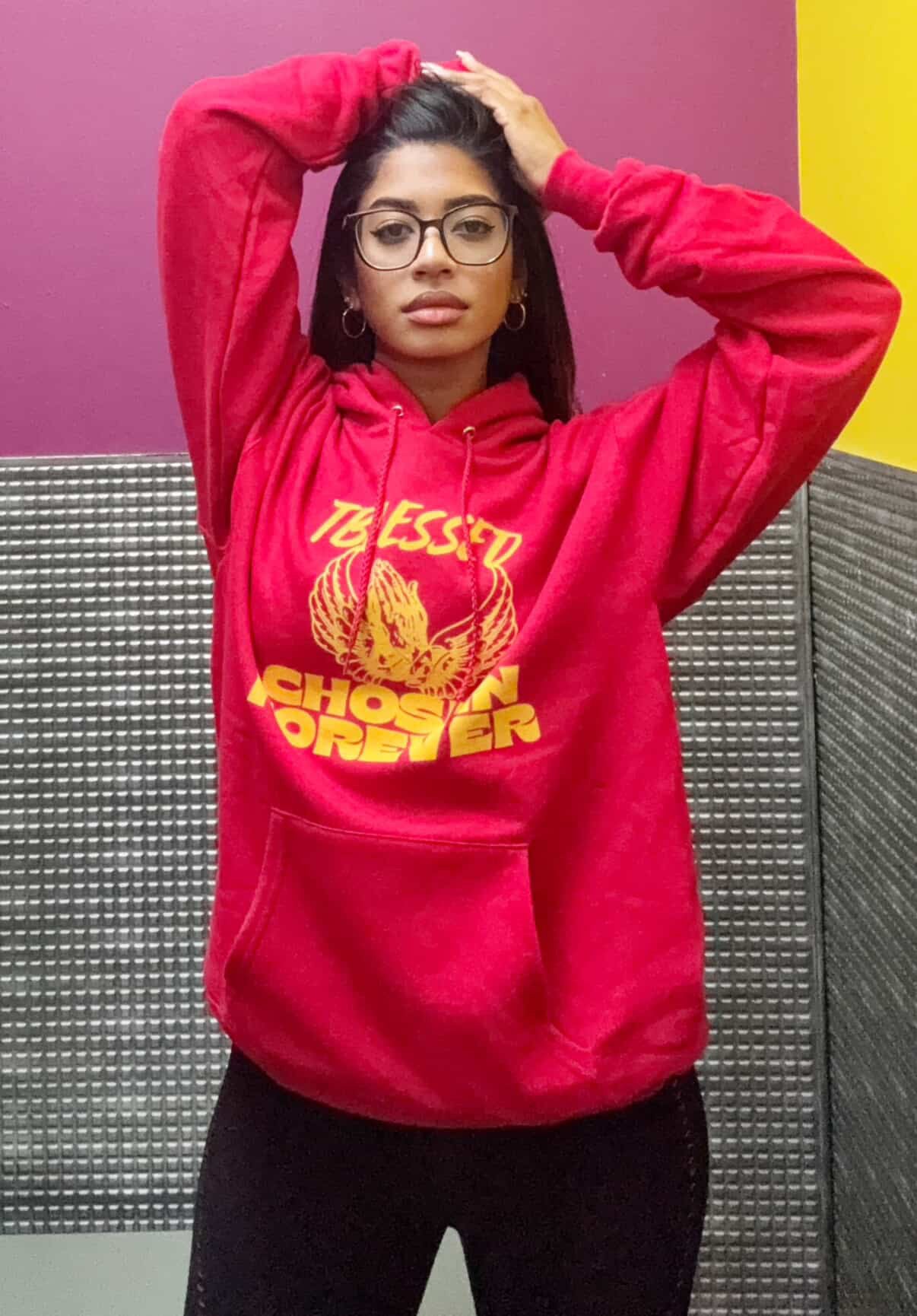 Chosen Unisex Forever Prayer Hands Hoodie Exclusive