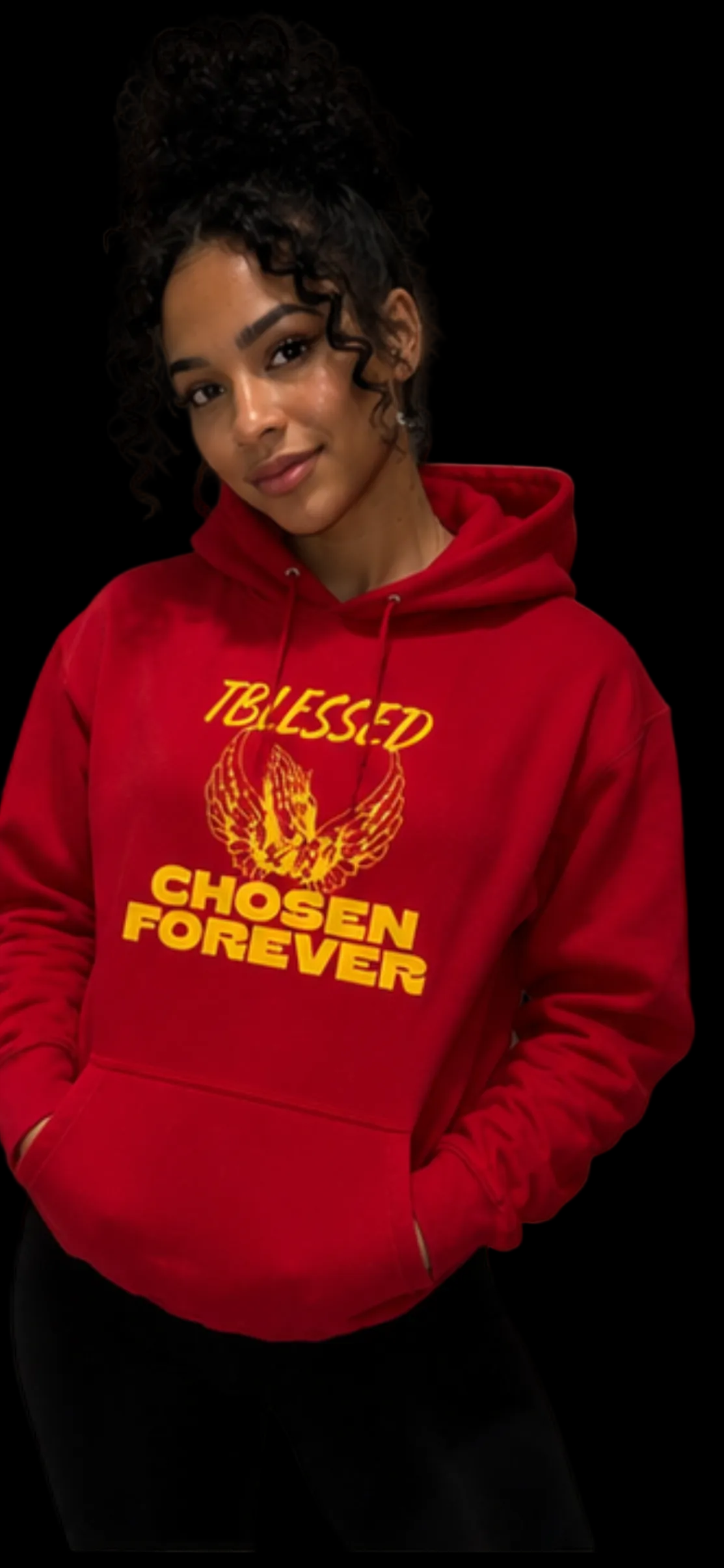 Chosen Unisex Forever Prayer Hands Hoodie Exclusive