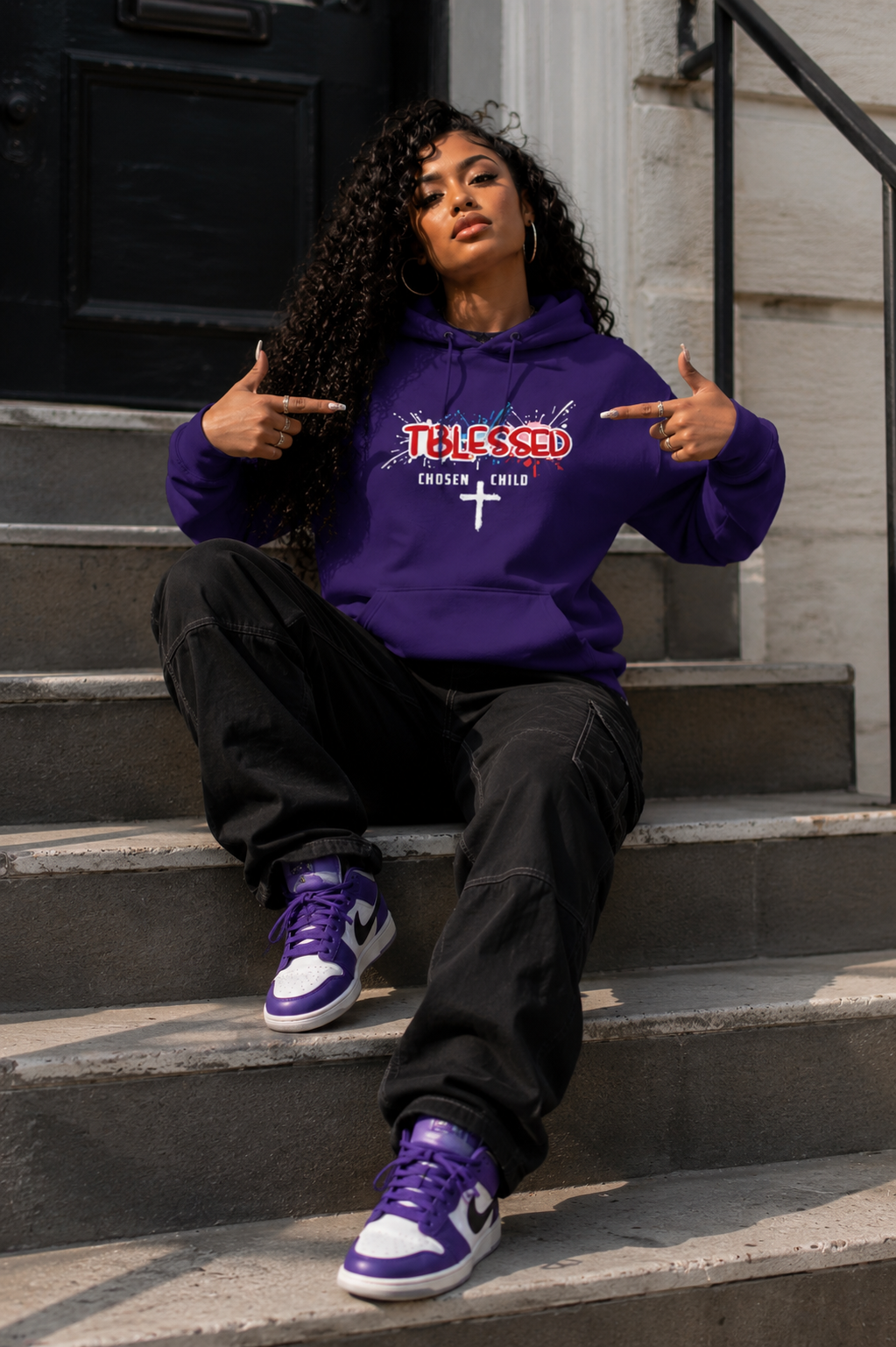 Chosen Child Unisex Purple Hoodie