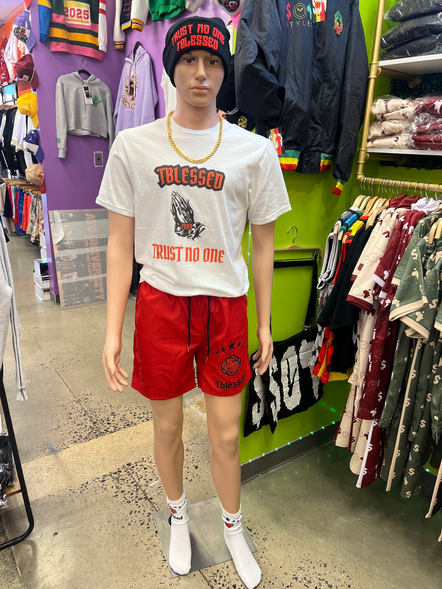 Big Rose Red Unisex Shorts