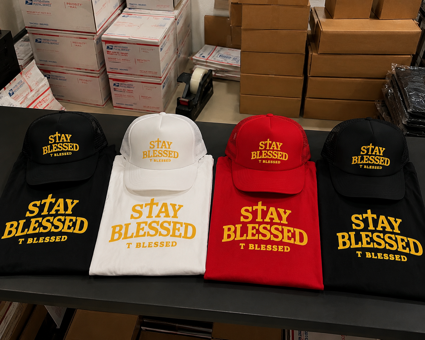 Stay Blessed Bundle (TEE +HAT)