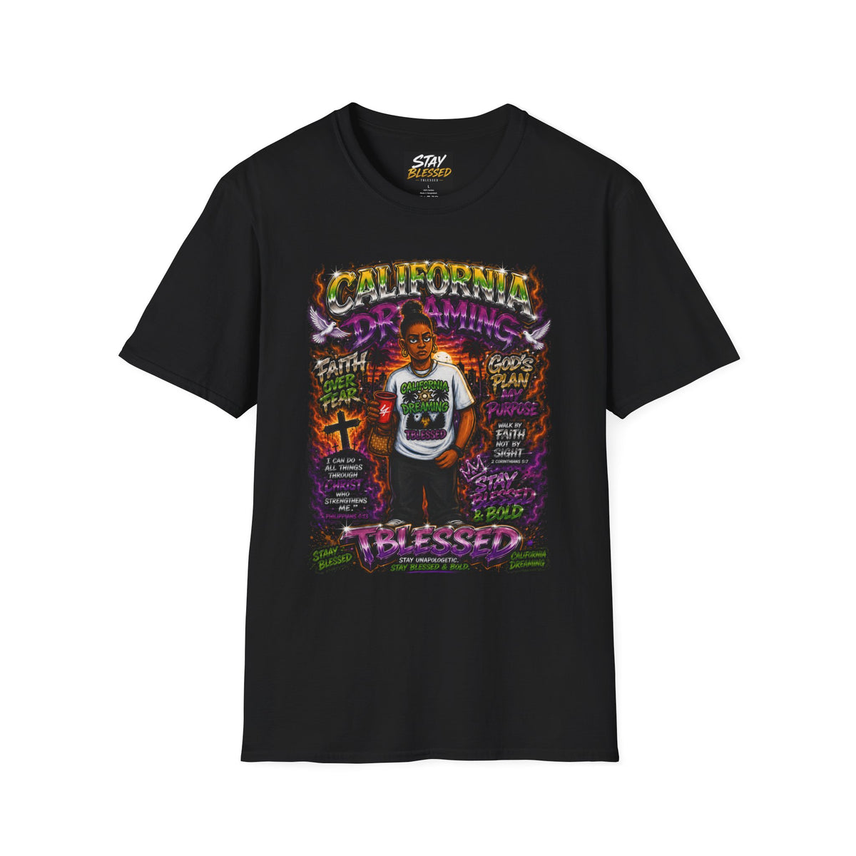 California Dreaming Graphic T-Shirt Vintage West Coast Streetwear