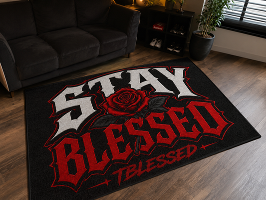 STAY BLESSED Rug